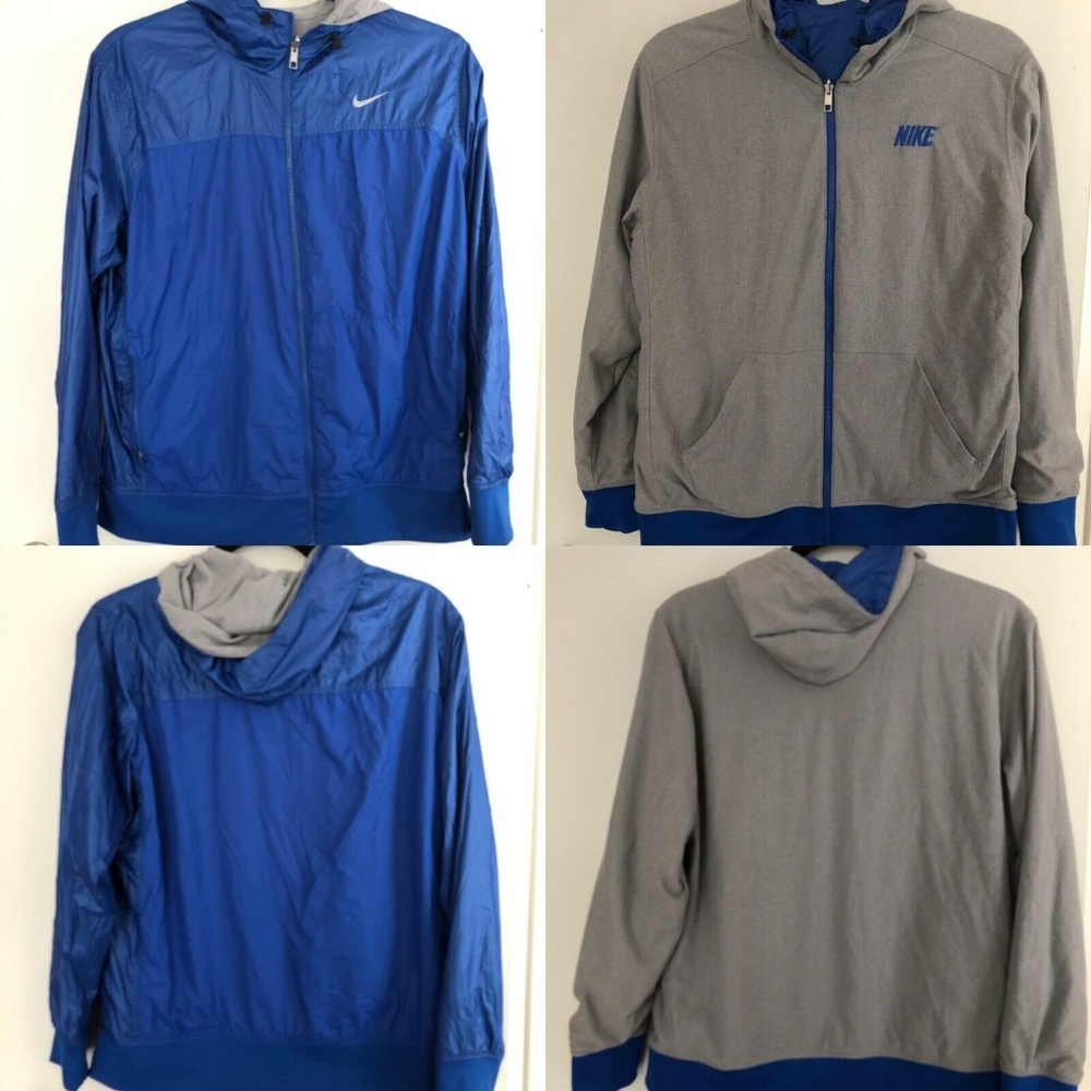 Nike Hoodie Jacket Reversible Mens XL